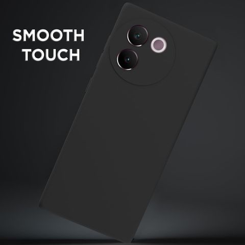 GLOBAL NOMAD for Vivo V30e 5G (Black, Silicon, Pack of: 1) - Image 4