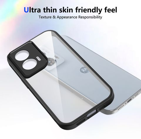 KartV Back Cover for Motorola G96 5G (Black) - Image 7