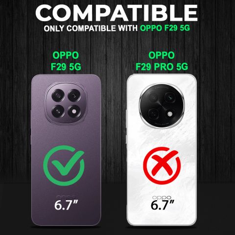 AESTMO Back Cover for Oppo F29 5G (Black, Slider) - Image 6