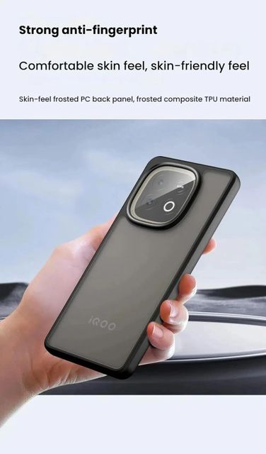 SNAPCOVR Back Cover for iQOO Neo 10 5G (Black, Matte Finish, Thermoplastic Polyurethane, Pack of: 1) - Image 5