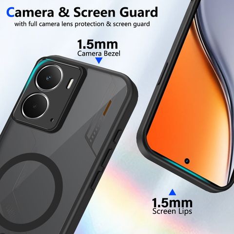 Flipkart SmartBuy Back Cover for realme P3 5G (Black, Magsafe, Thermoplastic Polyurethane, Pack of: 1) - Image 3