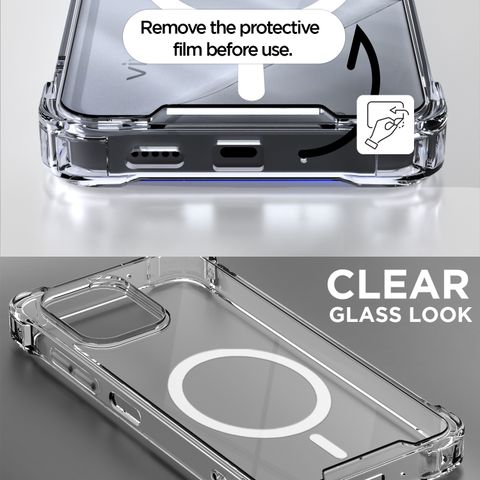 Pikkme Back Cover for Vivo T5x 5G (Transparent, Grip Case, Thermoplastic Polyurethane, Pack of: 1) - Image 7