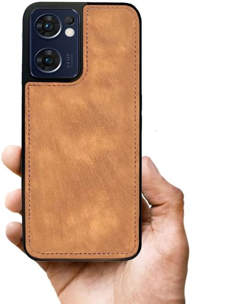 SYOTT Back Cover for OPPO Reno7 5G, OPPO Reno7, OnePlus Nord CE 2, OnePlus Nord CE 2 5G (Brown, Camera Bump Protector, Leather, Pack of: 1) - Image 6