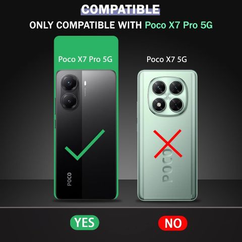 Kypo Back Cover for Poco X7 Pro 5G (Black, Transparent, Shock Proof, Thermoplastic Polyurethane, Pack of: 1) - Image 4