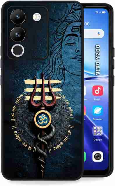 printwhiz Shock Proof Back Cover for Vivo Y200 5G (Blue) - Image 4
