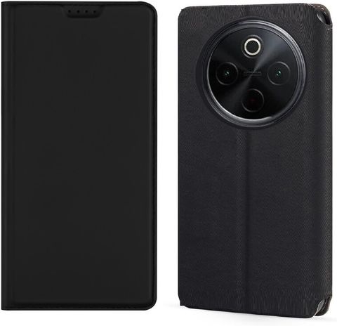 Helix Flip Cover for vivo T4 5G (Black, Cases with Holder, Pack of: 1) - Image 5
