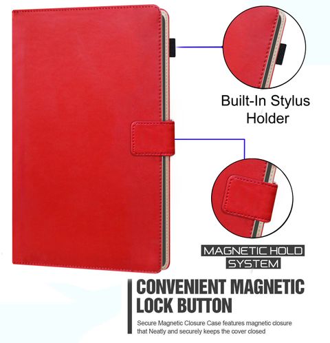 TGK Flip Cover for REDMI Pad 2 Pro 5G 12.1 inch Tablet (Red, Dual Protection, Leather, Thermoplastic Polyurethane, Pack of: 1) - Image 7