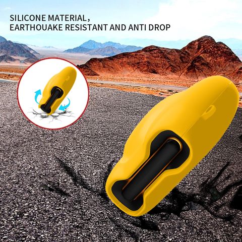 Trazico Silicone Press and Release Earbuds Case For Silicone Case Cover For Boult Astra, UFO,, Mustang, GoBoult Ember (Yellow) - Image 6