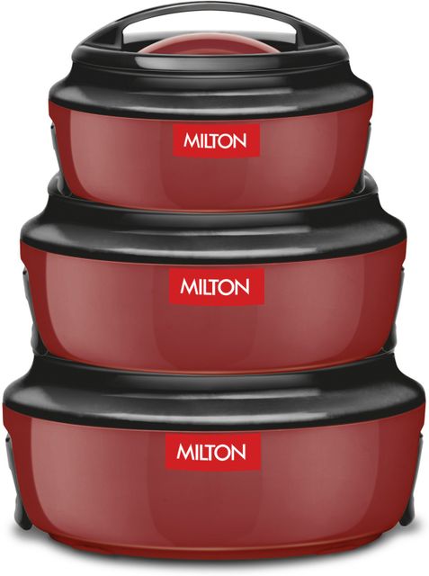 MILTON ERNESTO JR. Pack of 3 Thermoware Casserole Set (390 ml, 750 ml, 1335 ml) - Image 6