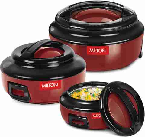 MILTON ERNESTO JR. Pack of 3 Thermoware Casserole Set (390 ml, 750 ml, 1335 ml) - Image 5
