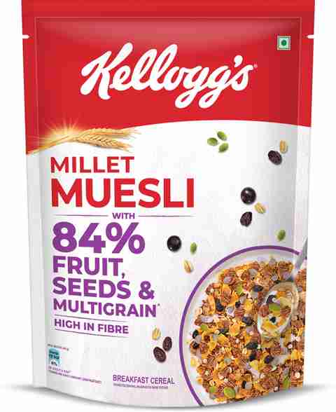 Kellogg's Millet Muesli|Power Breakfast| No Maida |No Palm Oil Pouch (500 g) - Image 5