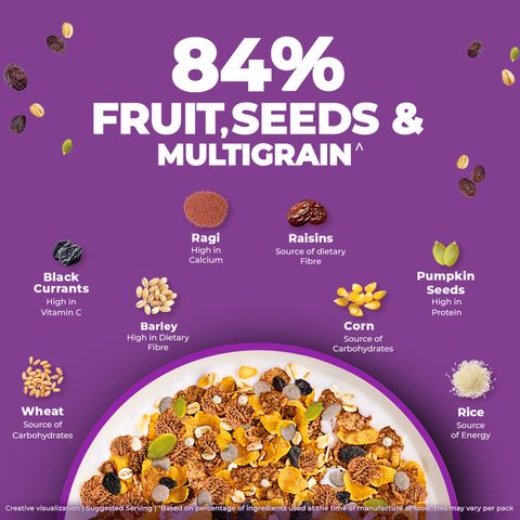 Kellogg's Millet Muesli|Power Breakfast| No Maida |No Palm Oil Pouch (500 g) - Image 8