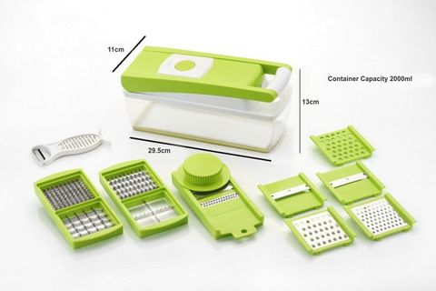 Ganesh 14 in 1 Multipurpose Chopper, Fruits & Vegetable Cutters Vegetable & Fruit Chopper (1 Chopper) - Image 4