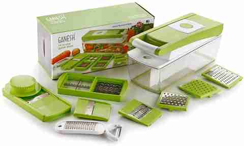 Ganesh 14 in 1 Multipurpose Chopper, Fruits & Vegetable Cutters Vegetable & Fruit Chopper (1 Chopper) - Image 2