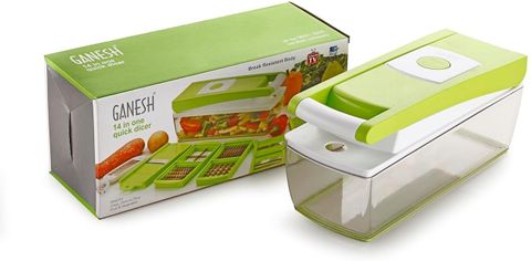 Ganesh 14 in 1 Multipurpose Chopper, Fruits & Vegetable Cutters Vegetable & Fruit Chopper (1 Chopper) - Image 3