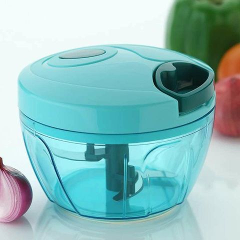 QUPSY Fruit & Vegetable Chopper Combo 450ml + 900ml (Blue) - Image 7