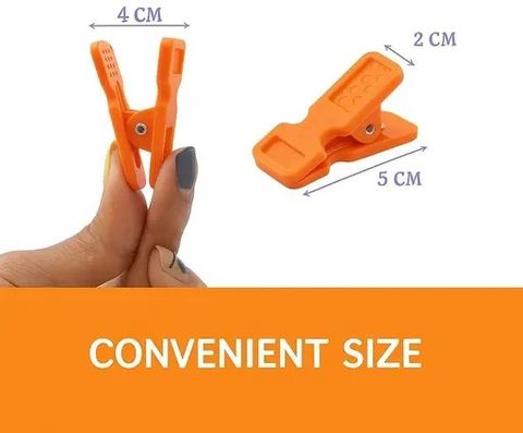 Stysol Heavy Duty Non-Slip Plastic Clothes Drying Clips, 60 Pcs - Image 7