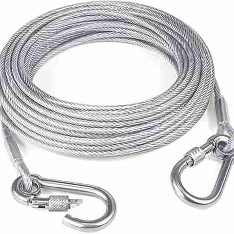 Pushnye Silver Clothesline Rope 5 Meter | Multipurpose Laundry Drying Wire Steel Retractable Clothesline (5 m) - Image 5