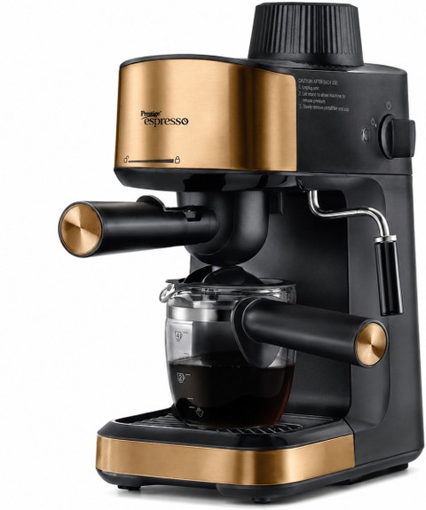 Prestige 41152 Espresso|Detachable Drip Tray|Built-In Milk Frother|1 Year  Warranty 4 Cups Coffee Maker Price in India - Buy Prestige 41152 Espresso|Detachable  Drip Tray|Built-In Milk Frother|1 Year Warranty 4 Cups Coffee Maker Online
