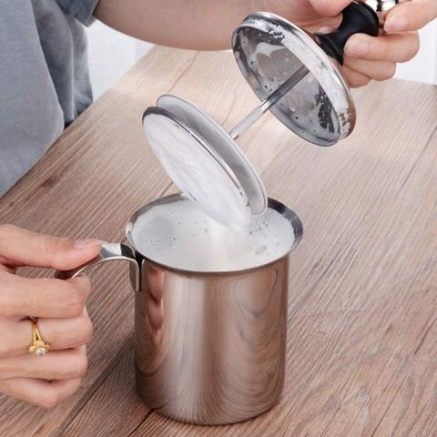 JEMICA 400 ml Manual Milk Frother Pitcher - Image 6