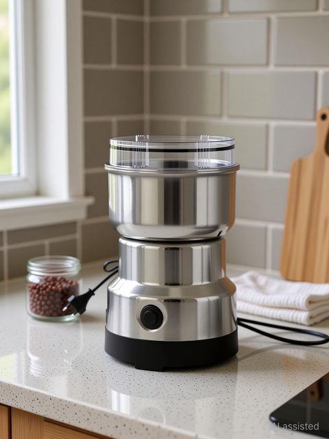 BHAVRUTT 5-Cup Mixer Grinder with Coffee Grinder (Silver) - Image 4