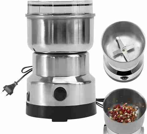 BHAVRUTT 5-Cup Mixer Grinder with Coffee Grinder (Silver) - Image 2
