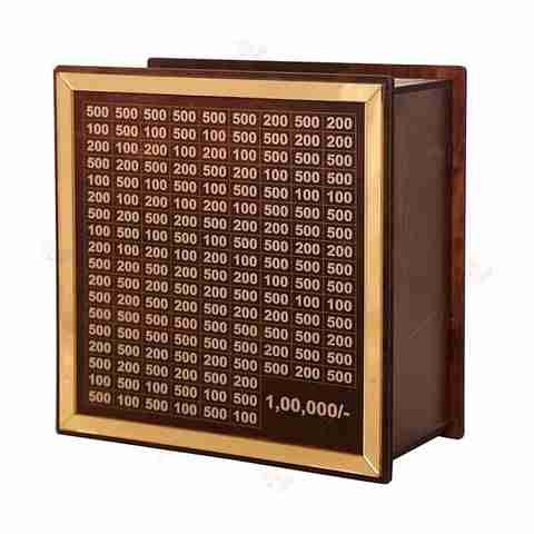 SHYAM CRAFT Coin Savings Locker Wooden Money Holder - Image 2