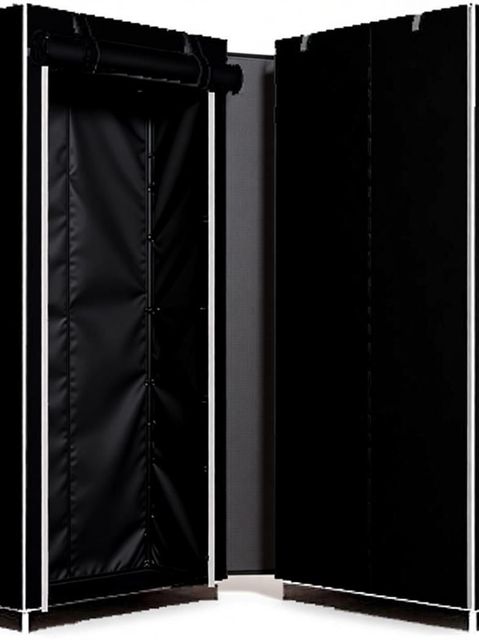 ZENVEXYO PP Collapsible Wardrobe Black DIY - Image 7