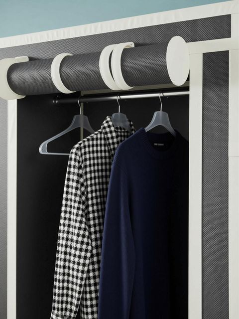 Continental 6+2 Shelves Portable 88130 PP Collapsible Wardrobe (Finish Color - Grey, DIY(Do-It-Yourself)) - Image 8