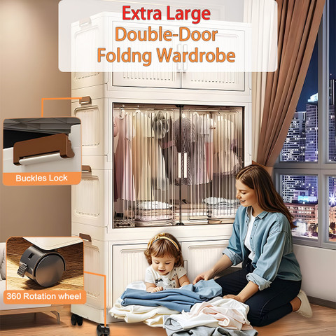 PYXBE Foldable Wardrobe view 3