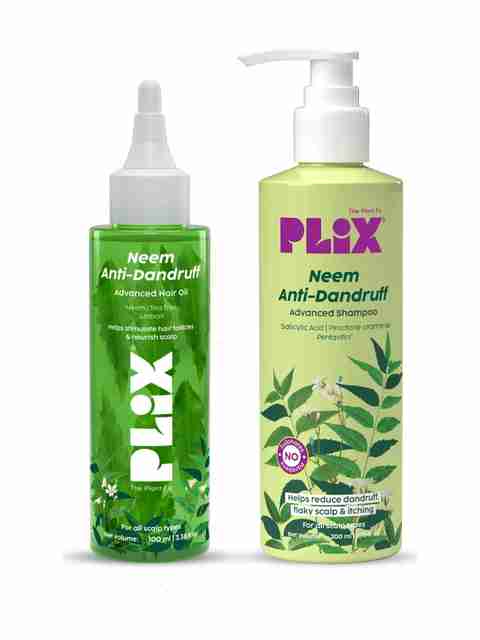 The Plant Fix Plix Neem Anti-Dandruff Advanced Hair Oil & Shampoo | Reduces Dandruff (2 Items in the set) - Image 5