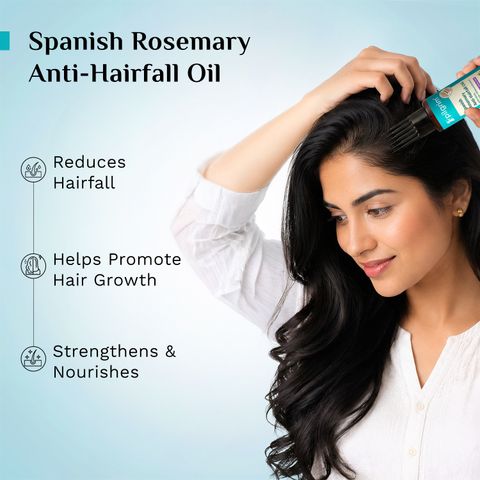 Pilgrim Spanish Rosemary Shampoo 200ml + Biotin Conditioner 200ml + Hair Growth Oil 100ml + Rosemary Water 100ml | Anti-Hairfall Kit (4 Items in the set) - Image 6