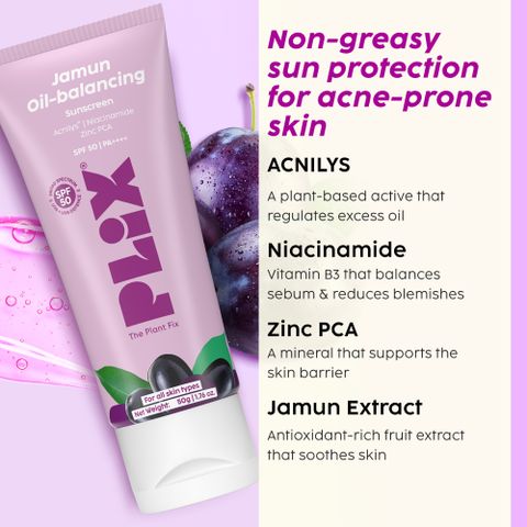 The Plant Fix Plix Jamun Oil Control Routine (Cleanser + Moisturizer - Image 4