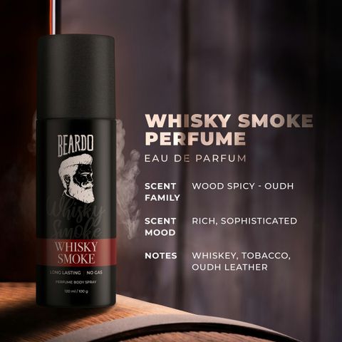 BEARDO Whisky Smoke God father Long Lasting Perfume Combo Body Spray - For Men (270 ml, Pack of 2) - Image 6