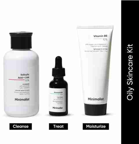 Minimalist Oily Skincare Kit (3 Items) - Image 2