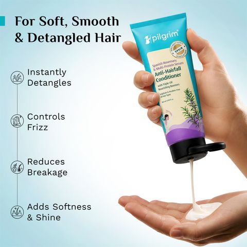 Pilgrim Spanish Rosemary Shampoo 200ml + Biotin Conditioner 200ml + Hair Growth Oil 100ml + Rosemary Water 100ml | Anti-Hairfall Kit (4 Items in the set) - Image 5
