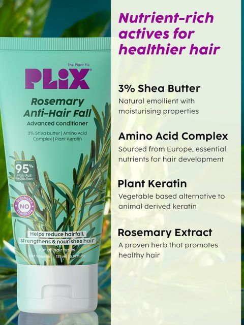 The Plant Fix Plix Rosemary Anti Hairfall Combo with 3% Redensyl Serum, Shampoo & Conditioner (3 Items in the set) - Image 8