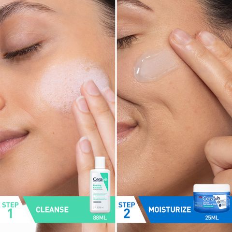 CeraVe Facewash & Gel Moisturizer Combo with Ceramides - Image 4