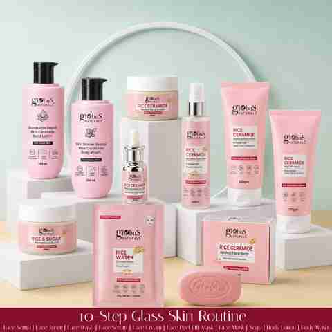 Globus Naturals Rice Ceramide Glow Combo 10-Step Kit Pack of 10 - Image 5