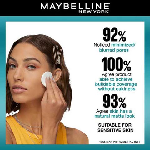 MAYBELLINE NEW YORK Fit Me Matte + Poreless Powder|16H Oil Control with SPF 32 +++ Compact (220, Natural Beige, 6 g) - Image 6