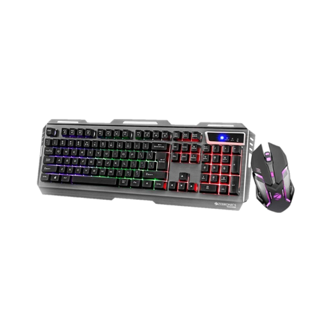 ZEBRONICS Transformer (ZEB KMC 10) Wired USB Standard Laptop Keyboard Compatible with Desktop, Laptop, Mac with Upto 3200 DPI Gaming Mouse, Braided Cable, Durable Aluminum Body, Multi-Color LED Lights, 6 Mouse Buttons, Multimedia Keys (Black) - Image 5