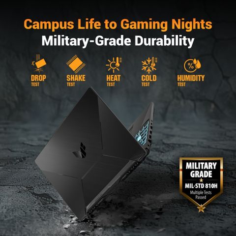 ASUS TUF Gaming A15 (2026) AMD Ryzen 7 155 - (16 GB/512 GB SSD/Windows 11 Home/4 GB Graphics/NVIDIA GeForce RTX 3050/144 Hz) FA506NCG-HN443WS Gaming Laptop (15.6 inch, Graphite Black, 2.3 kg) - Image 4