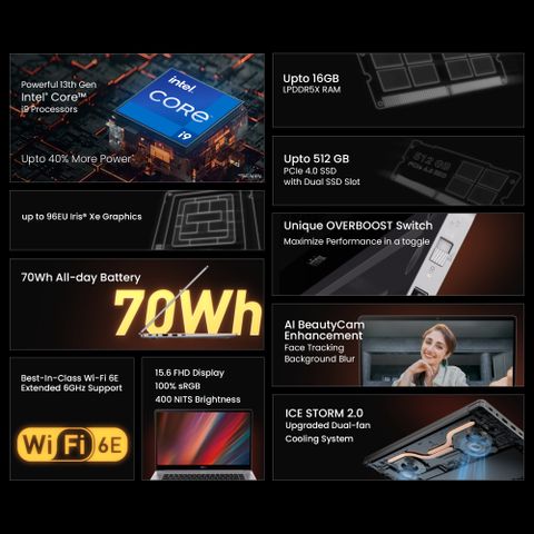 Infinix Zerobook 13 Intel Core i9 13900H 16GB 512GB Silver - Image 4