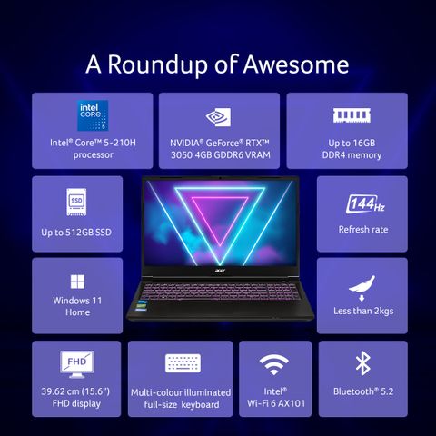 Acer Aspire 7 Intel Core 5 210H RTX 3050 Gaming Laptop - Image 7