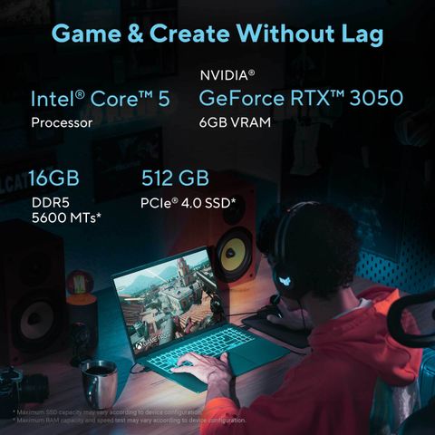 ASUS V16 Intel Core 5 210H RTX 3050 16GB 512GB 16-inch Laptop - Image 6