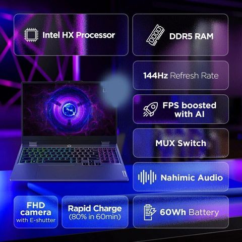 Lenovo LOQ 15IRX9D2 i5-13450HX RTX 3050 16GB 512GB 144Hz 2.38 kg - Image 6