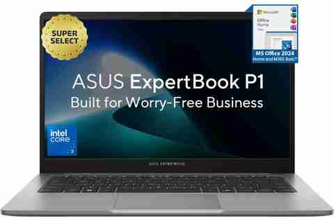 ASUS ExpertBook P1 with 1 Yr ADP (i3 14th Gen) Intel Core 3 100U - (16 GB/512 GB SSD/Windows 11 Home) P1403CVAI-S60067WS Thin and Light Laptop (14 inch, Misty Grey, 1.41 Kg, With MS Office) - Image 5