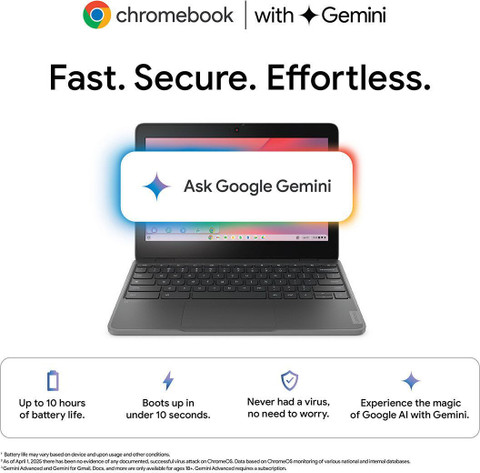 Lenovo 100e Chromebook Gen 4 MediaTek Kompanio 520 - (4 GB/32 GB