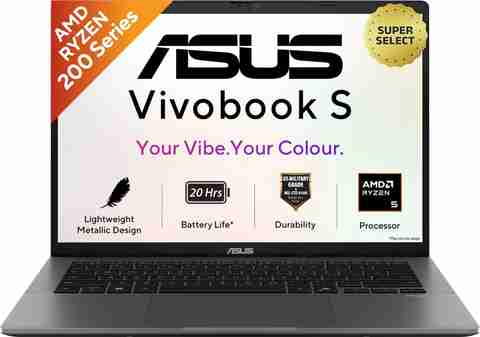 ASUS Vivobook S14 (2026) AMD Ryzen 5 220, 16GB/512GB, 14 inch, Gray - Image 5