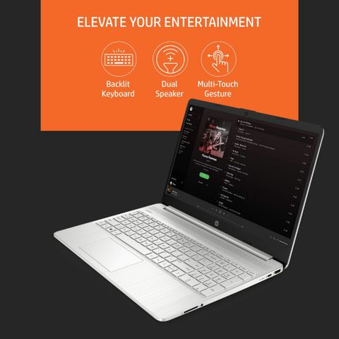 HP 15s-eq2213AU Ryzen 3 5300U 8GB 512GB 15.6" Silver - Image 4